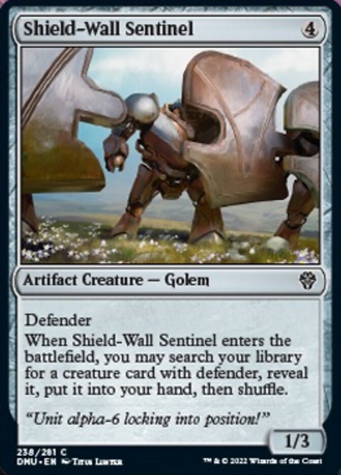 Shield-Wall Sentinel [Dominaria United] | Nerdhalla Games