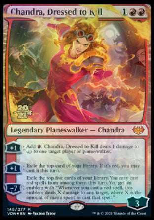 Chandra, Dressed to Kill [Innistrad: Crimson Vow Prerelease Promos] | Nerdhalla Games