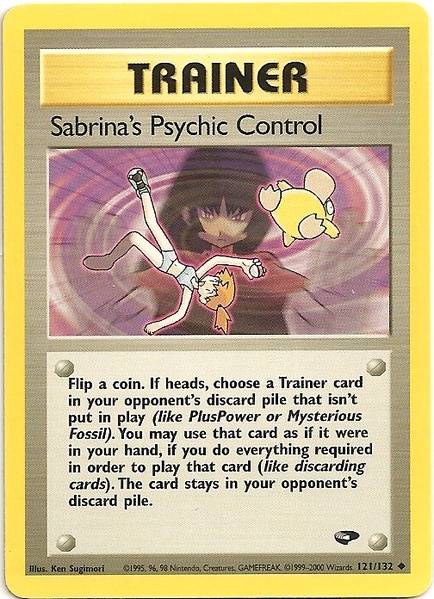 Sabrina's Psychic Control (121/132) [Gym Challenge Unlimited] | Nerdhalla Games