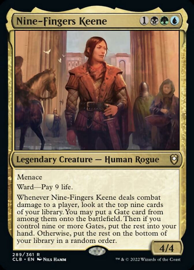 Nine-Fingers Keene [Commander Legends: Battle for Baldur's Gate] | Nerdhalla Games