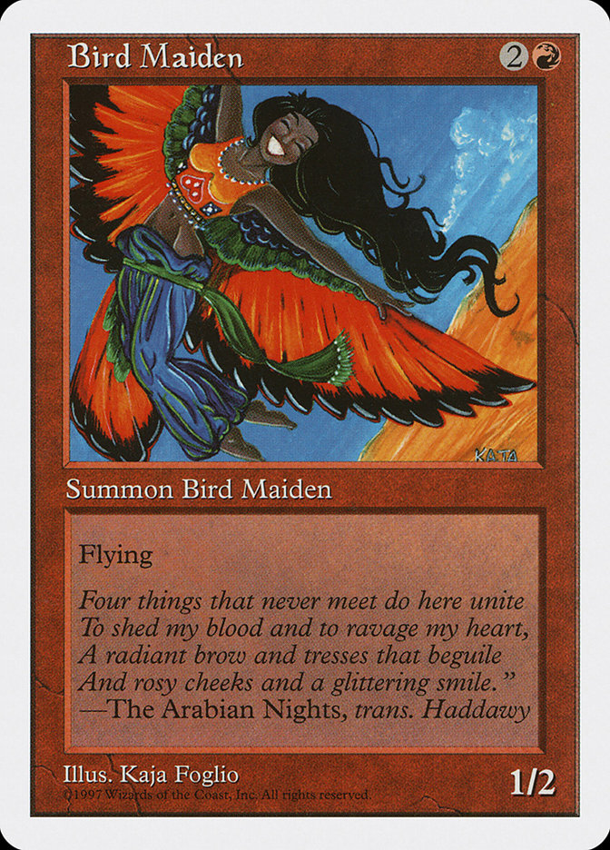 Bird Maiden [Fifth Edition] | Nerdhalla Games