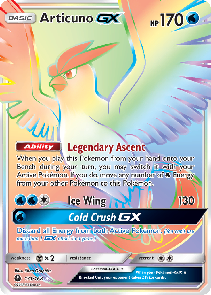 Articuno GX (171/168) [Sun & Moon: Celestial Storm] | Nerdhalla Games