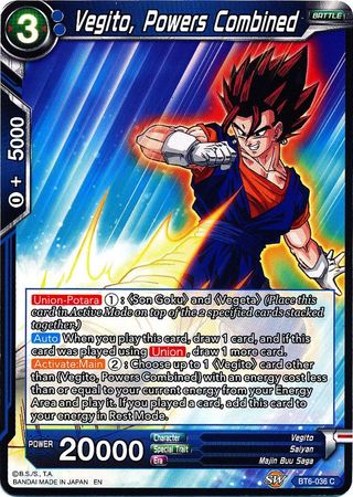 Vegito, Powers Combined [BT6-036] | Nerdhalla Games