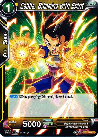 Cabba, Brimming with Spirit [BT7-082] | Nerdhalla Games