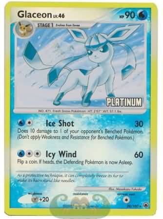 Glaceon (20/100) [Burger King Promos: 2009 Collection] | Nerdhalla Games