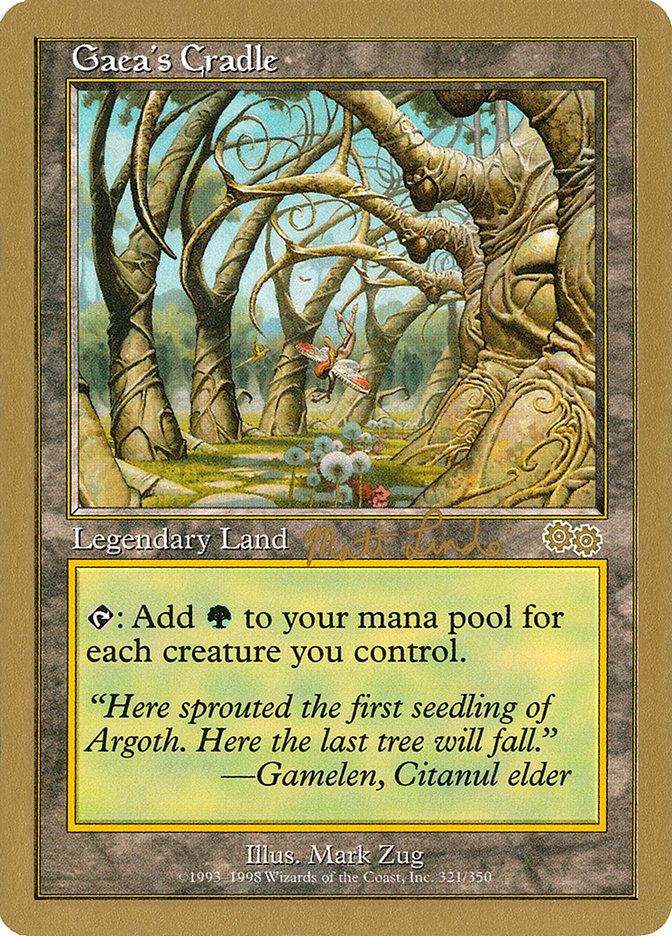 Gaea's Cradle (Matt Linde) [World Championship Decks 1999] | Nerdhalla Games