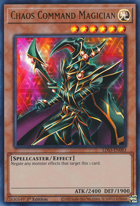 Chaos Command Magician [LDS3-EN083] Ultra Rare | Nerdhalla Games