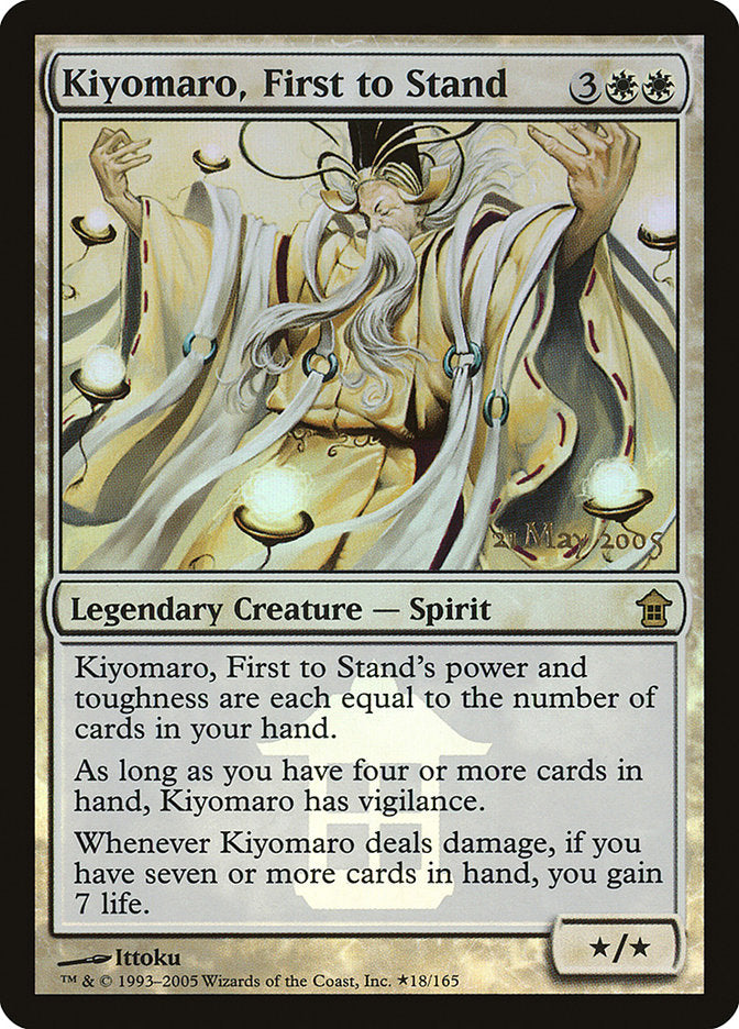 Kiyomaro, First to Stand [Saviors of Kamigawa Promos] | Nerdhalla Games