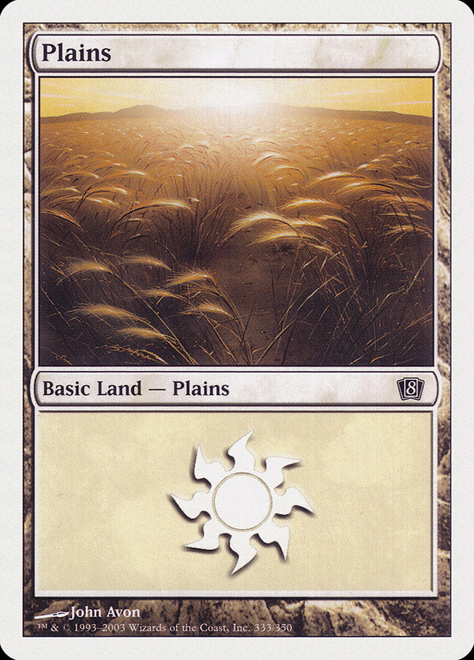 Plains (333) [Eighth Edition] | Nerdhalla Games