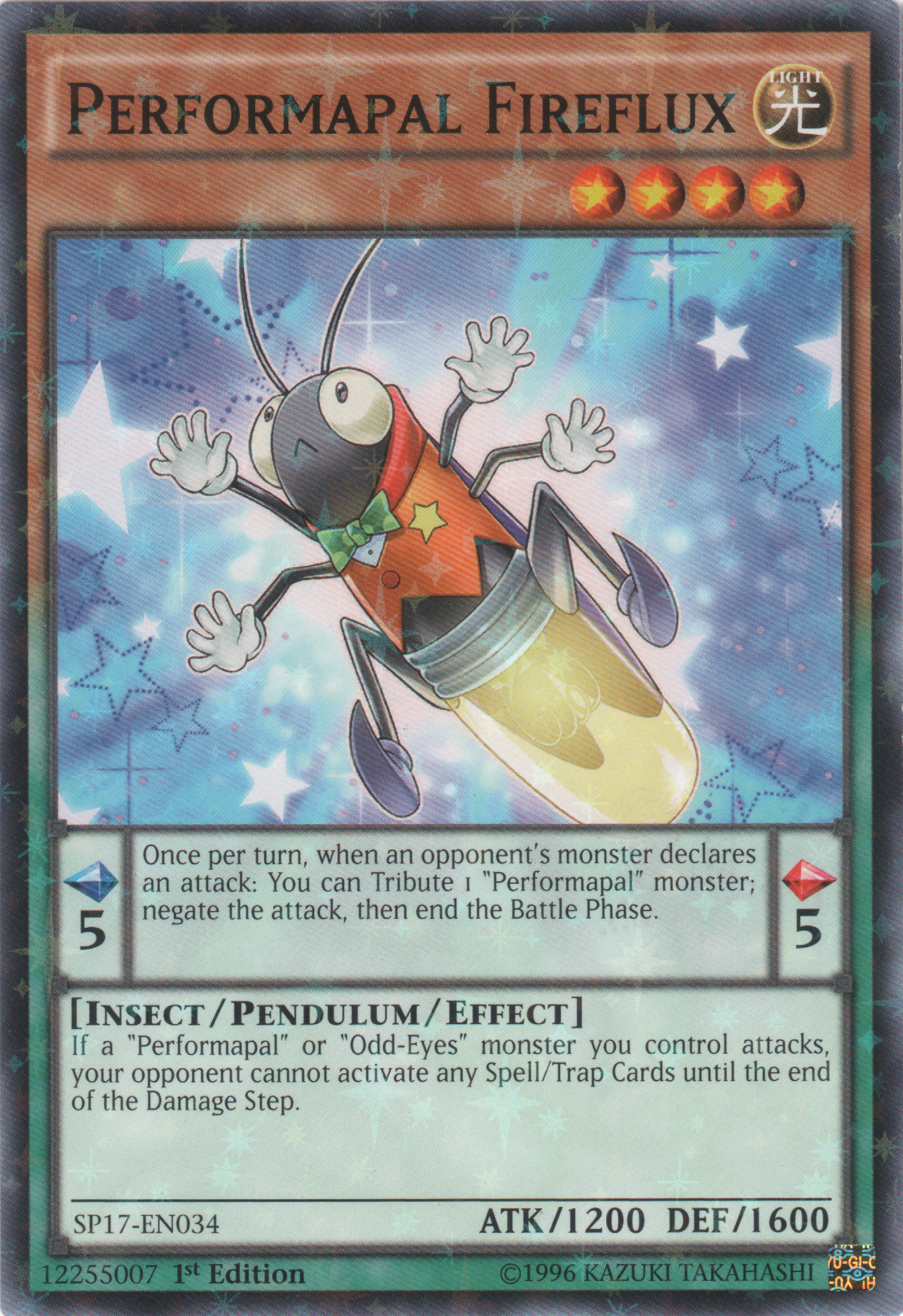 Performapal Fireflux [SP17-EN034] Starfoil Rare | Nerdhalla Games