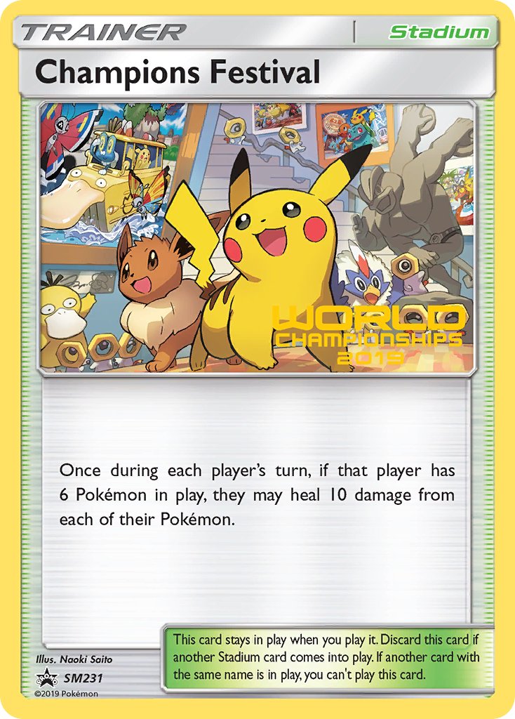 Champions Festival (SM231) (Quarter Finalist 2019) [Sun & Moon: Black Star Promos] | Nerdhalla Games