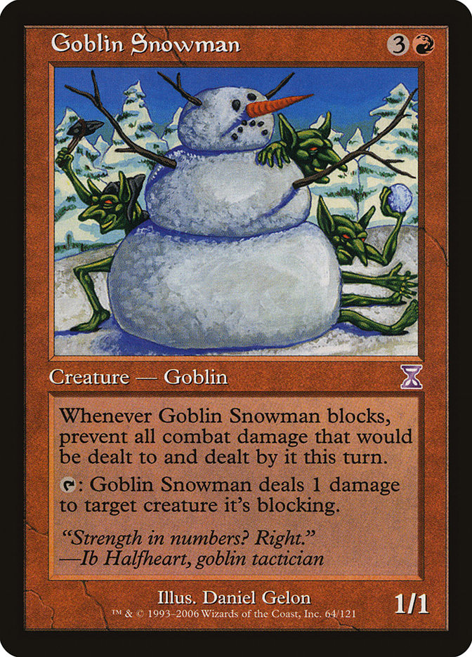 Goblin Snowman [Time Spiral Timeshifted] | Nerdhalla Games