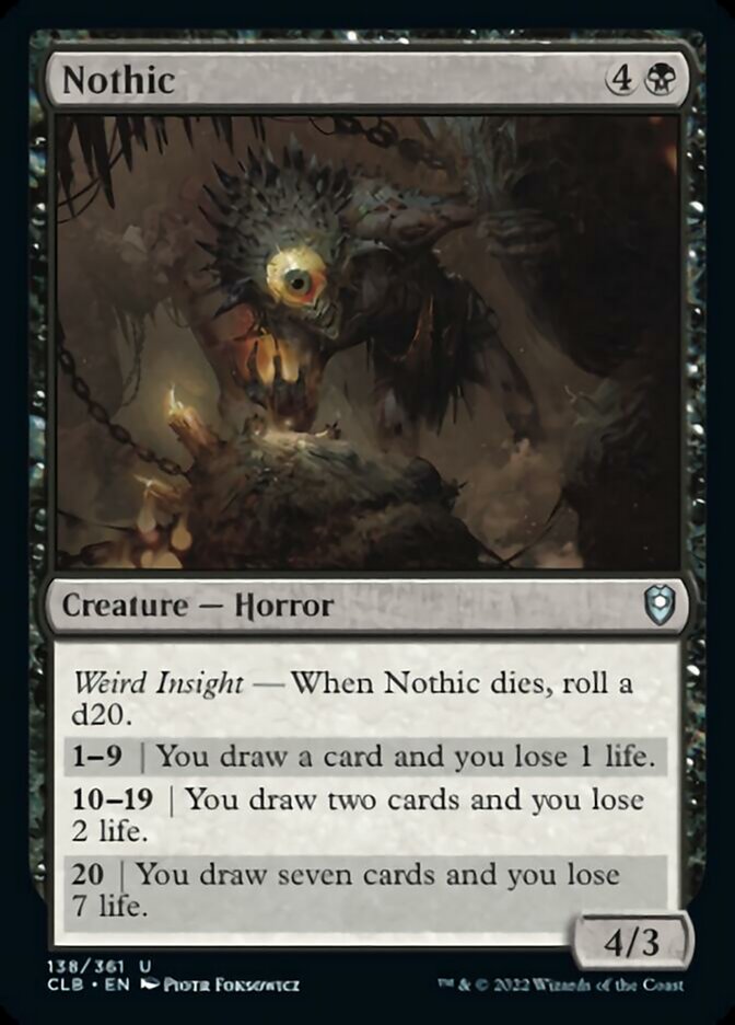 Nothic [Commander Legends: Battle for Baldur's Gate] | Nerdhalla Games