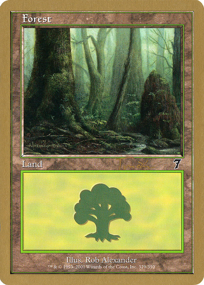 Forest (jt329) (Jan Tomcani) [World Championship Decks 2001] | Nerdhalla Games