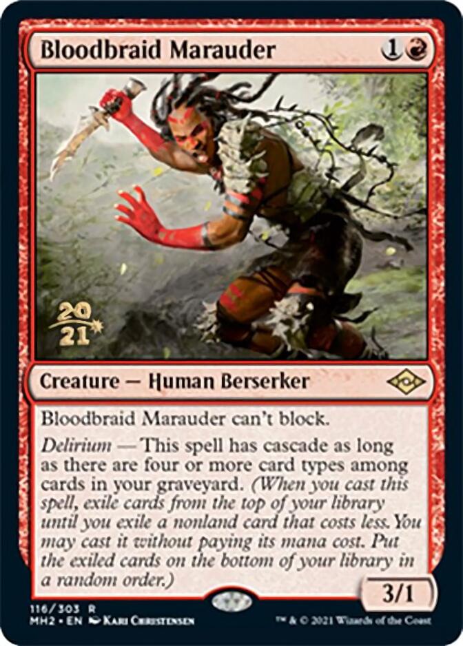 Bloodbraid Marauder [Modern Horizons 2 Prerelease Promos] | Nerdhalla Games