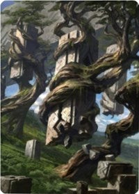 Forest 2 Art Card [Zendikar Rising Art Series] | Nerdhalla Games