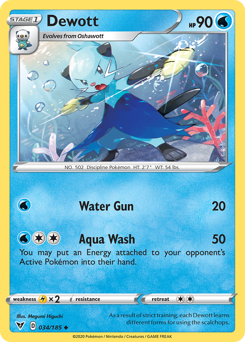 Dewott (034/185) [Sword & Shield: Vivid Voltage] | Nerdhalla Games