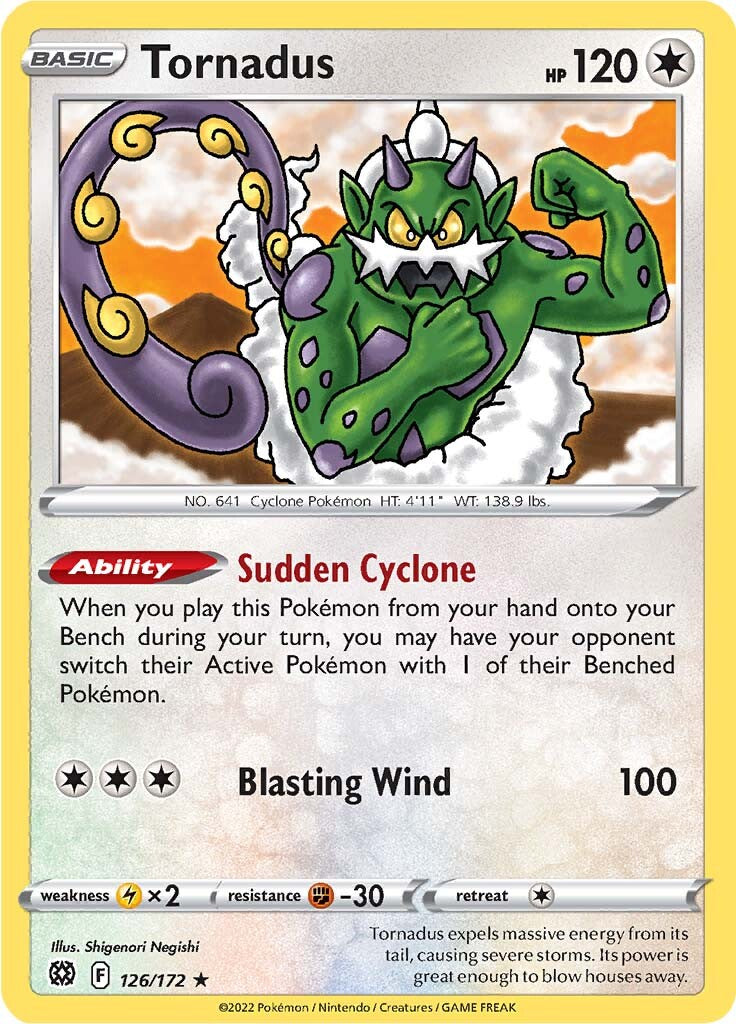 Tornadus (126/172) [Sword & Shield: Brilliant Stars] | Nerdhalla Games