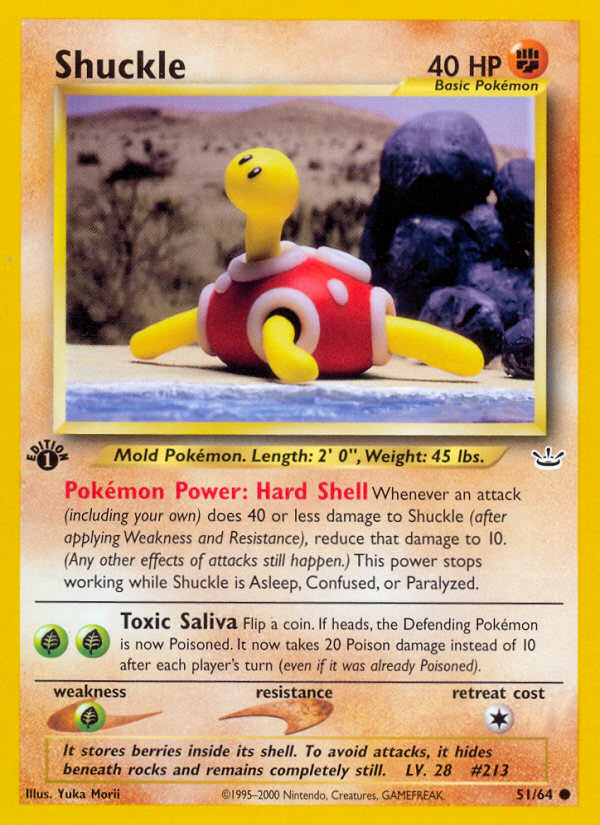 Shuckle (51/64) [Neo Revelation 1st Edition] | Nerdhalla Games