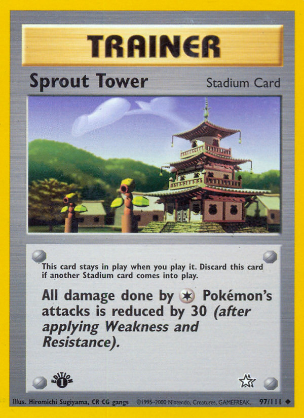 Sprout Tower (97/111) [Neo Genesis 1st Edition] | Nerdhalla Games