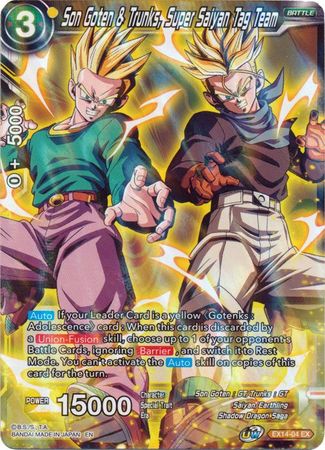 Son Goten & Trunks, Super Saiyan Tag Team [EX14-04] | Nerdhalla Games