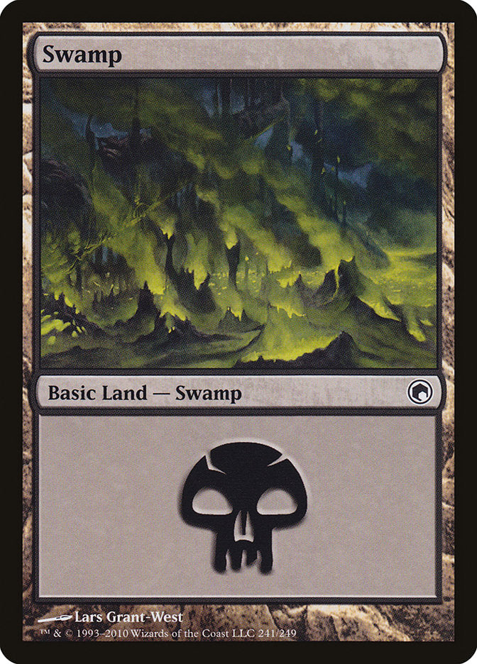 Swamp (241) [Scars of Mirrodin] | Nerdhalla Games