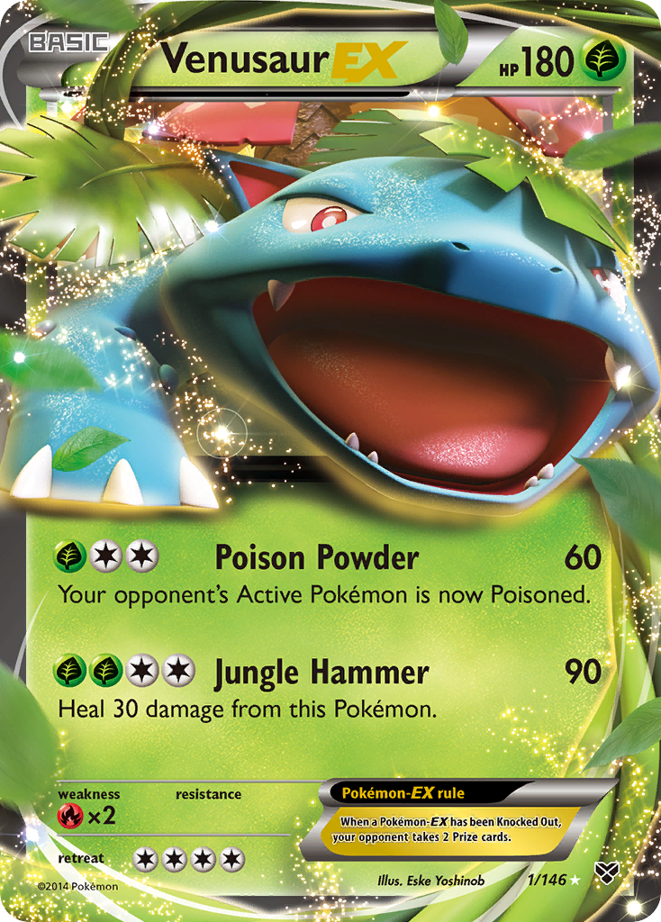 Venusaur EX (1/146) [XY: Base Set] | Nerdhalla Games