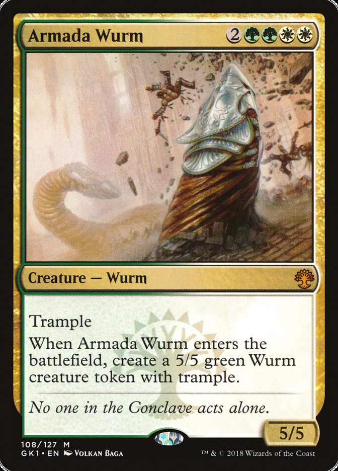 Armada Wurm [Guilds of Ravnica Guild Kit] | Nerdhalla Games