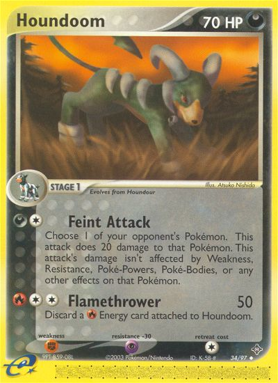 Houndoom (34/97) [EX: Dragon] | Nerdhalla Games