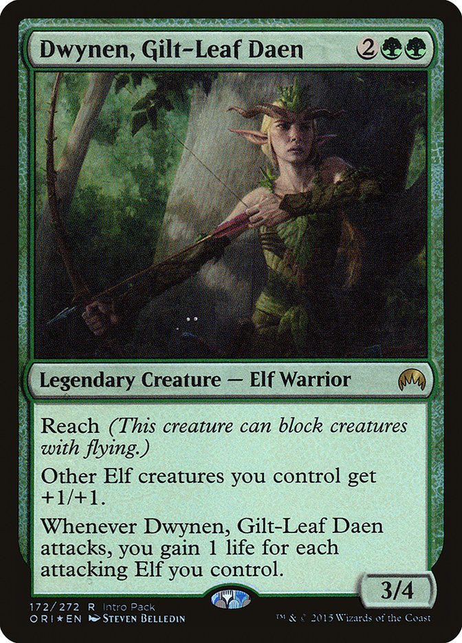 Dwynen, Gilt-Leaf Daen [Magic Origins Promos] | Nerdhalla Games