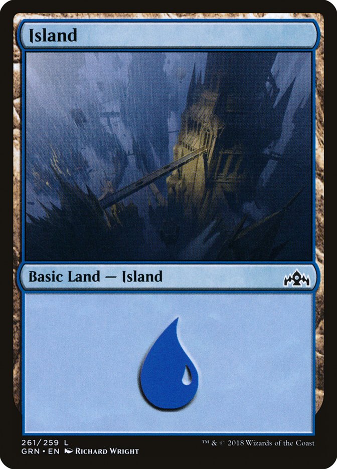 Island (261) [Guilds of Ravnica] | Nerdhalla Games