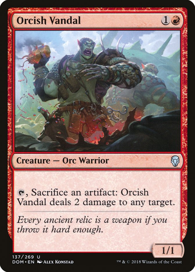 Orcish Vandal [Dominaria] | Nerdhalla Games