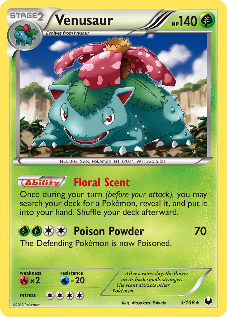 Venusaur (3/108) [Black & White: Dark Explorers] | Nerdhalla Games