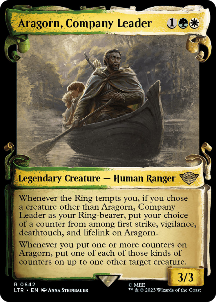 Aragorn, Company Leader [The Lord of the Rings: Tales of Middle-Earth Showcase Scrolls] | Nerdhalla Games