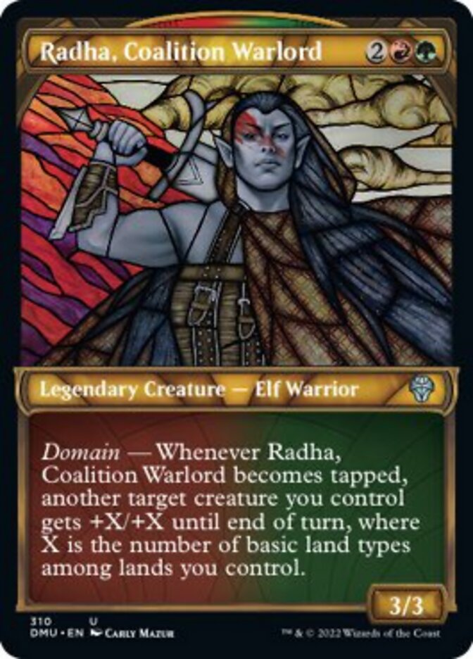 Radha, Coalition Warlord (Showcase) [Dominaria United] | Nerdhalla Games