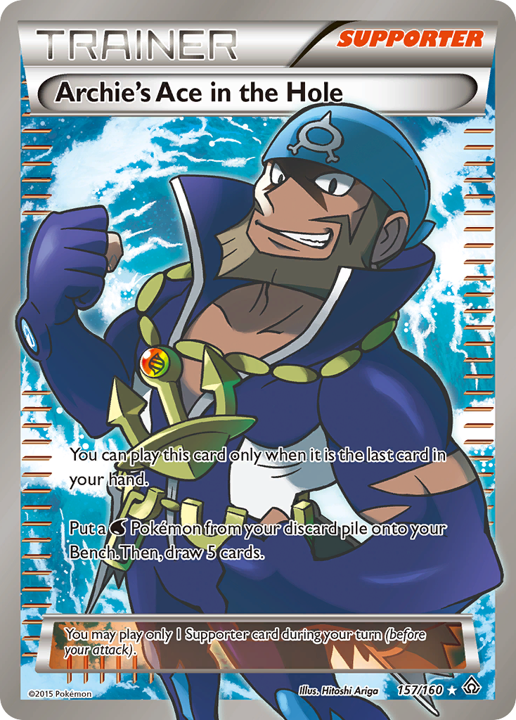 Archie's Ace in the Hole (157/160) [XY: Primal Clash] | Nerdhalla Games