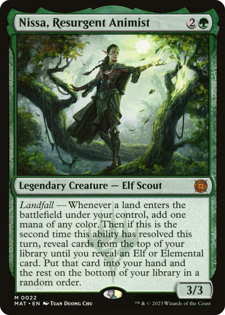 Nissa, Resurgent Animist [March of the Machine: The Aftermath] | Nerdhalla Games