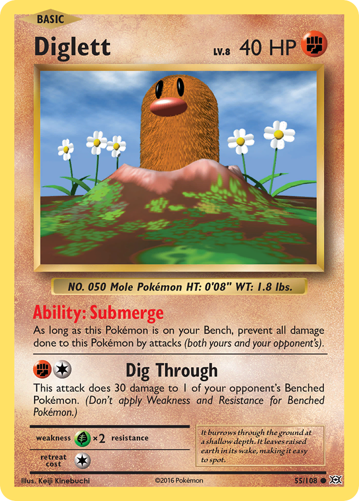 Diglett (55/108) [XY: Evolutions] | Nerdhalla Games