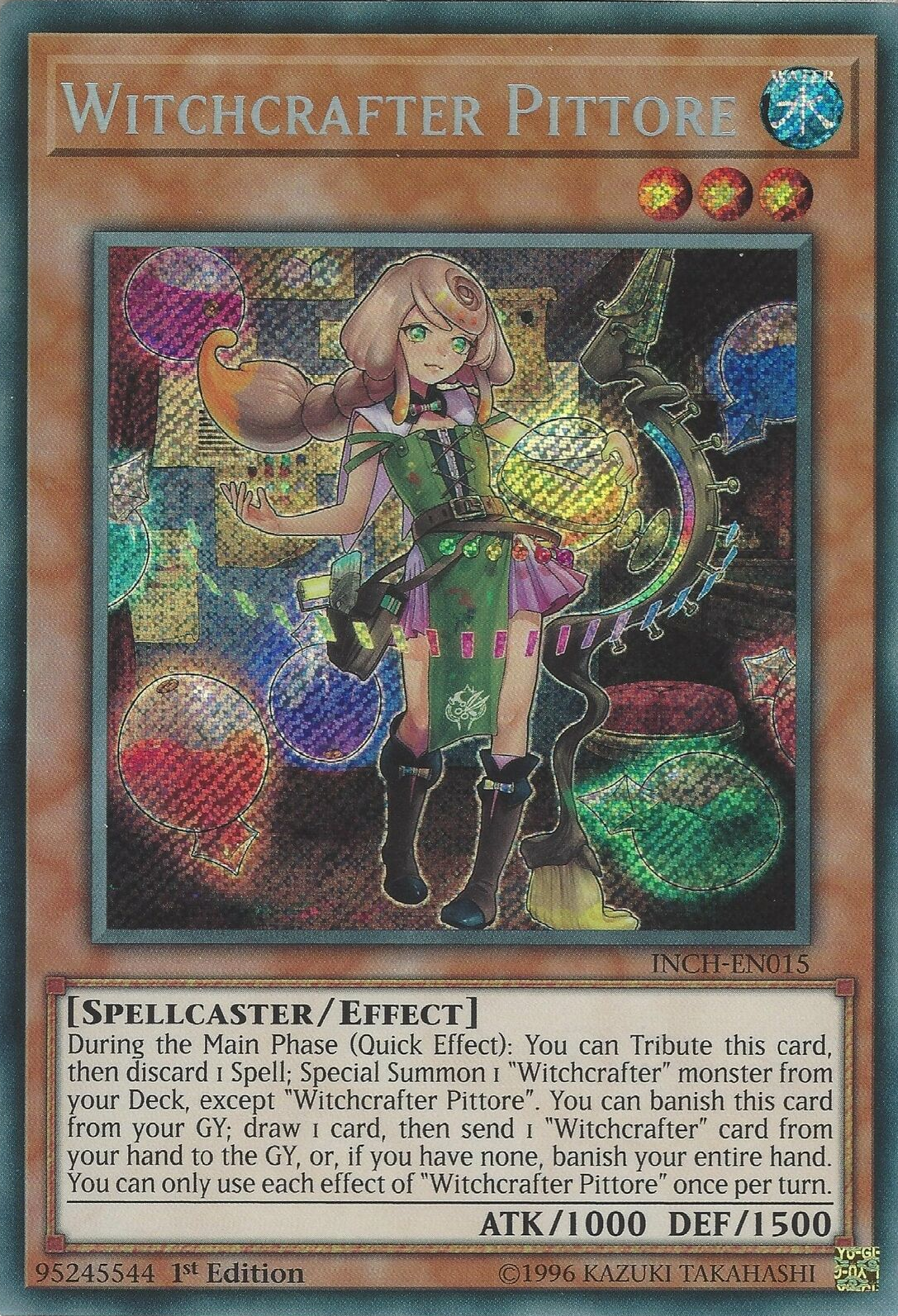 Witchcrafter Pittore [INCH-EN015] Secret Rare | Nerdhalla Games