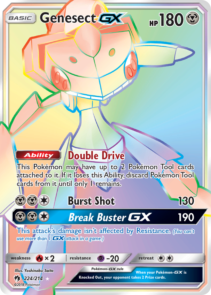 Genesect GX (224/214) [Sun & Moon: Lost Thunder] | Nerdhalla Games