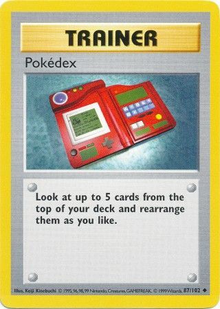 Pokedex (87/102) [Base Set Shadowless Unlimited] | Nerdhalla Games