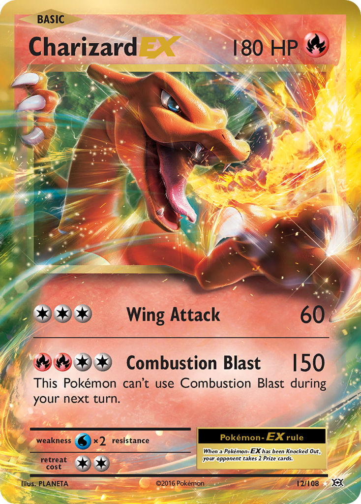 Charizard EX (12/108) [XY: Evolutions] | Nerdhalla Games