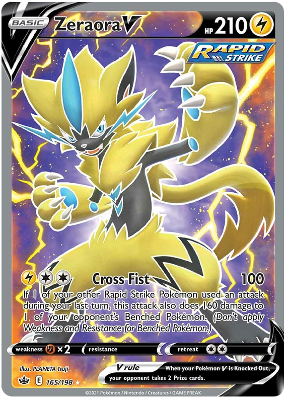 Zeraora V (165/198) [Sword & Shield: Chilling Reign] | Nerdhalla Games