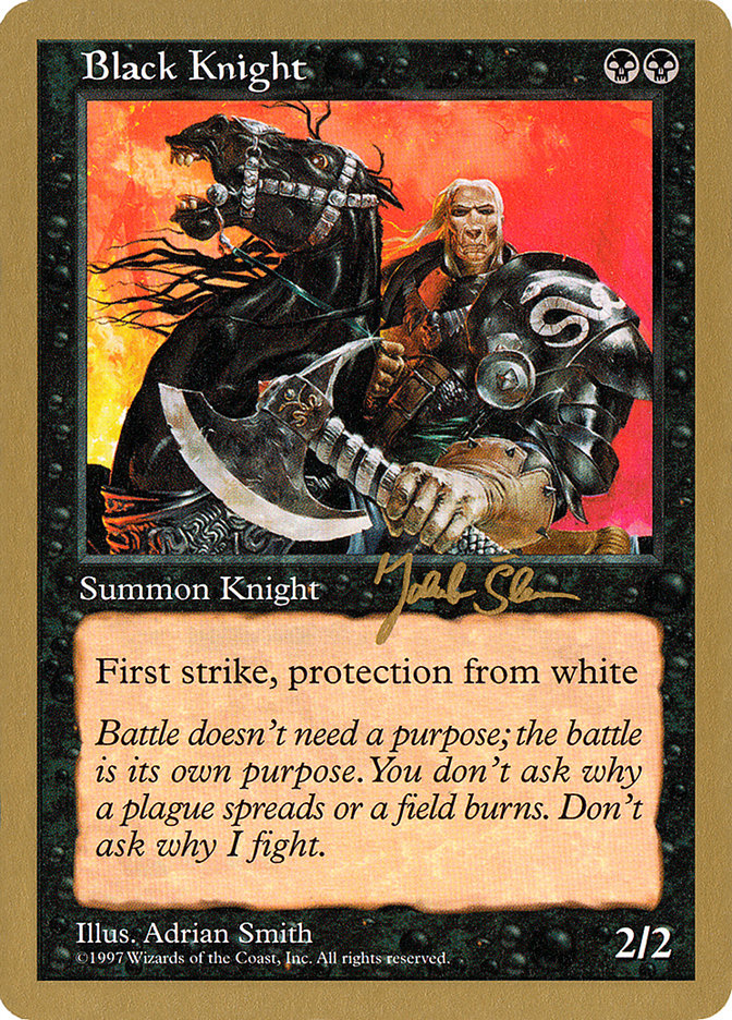 Black Knight (Jakub Slemr) [World Championship Decks 1997] | Nerdhalla Games