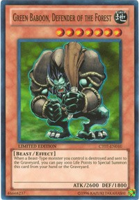 Green Baboon, Defender of the Forest [CT07-EN010] Super Rare | Nerdhalla Games