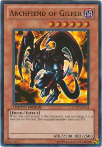 Archfiend of Gilfer [CT07-EN014] Super Rare | Nerdhalla Games