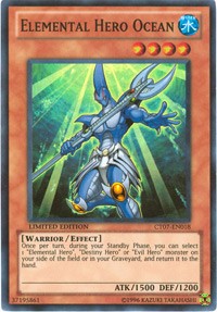 Elemental HERO Ocean [CT07-EN018] Super Rare | Nerdhalla Games