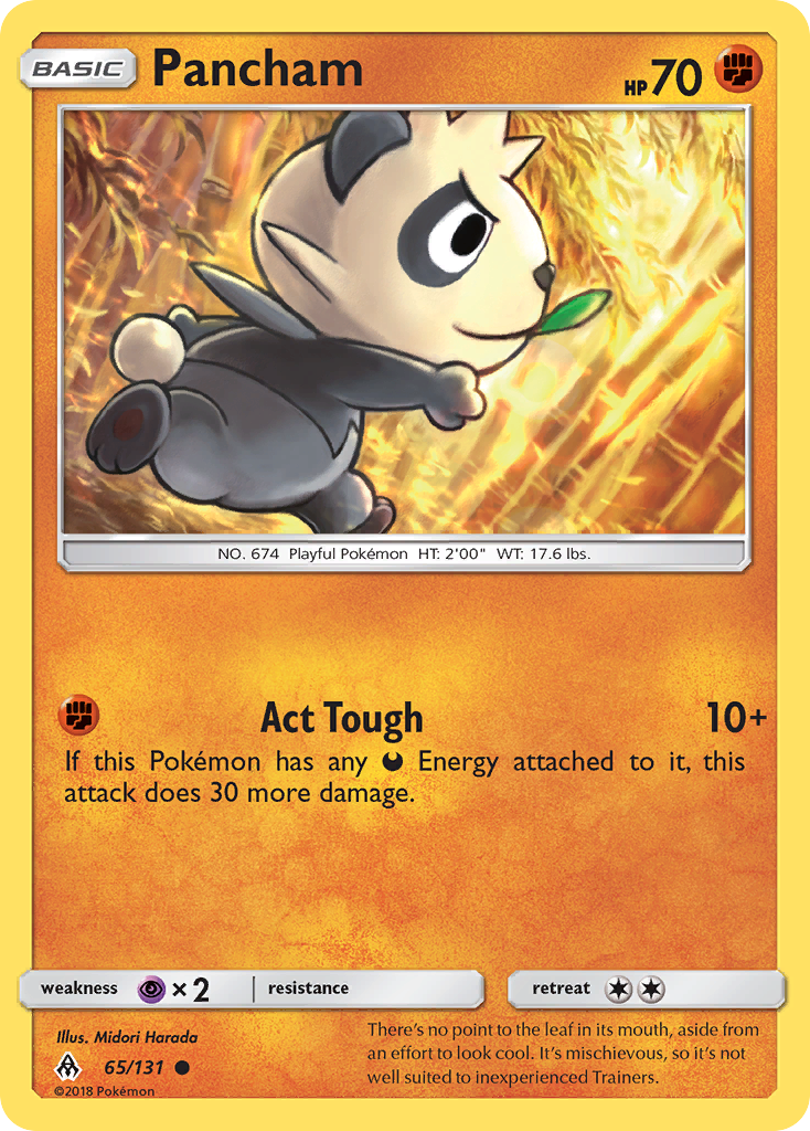 Pancham (65/131) [Sun & Moon: Forbidden Light] | Nerdhalla Games