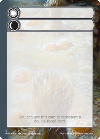 Helper Card (4/9) [Innistrad: Midnight Hunt Tokens] | Nerdhalla Games