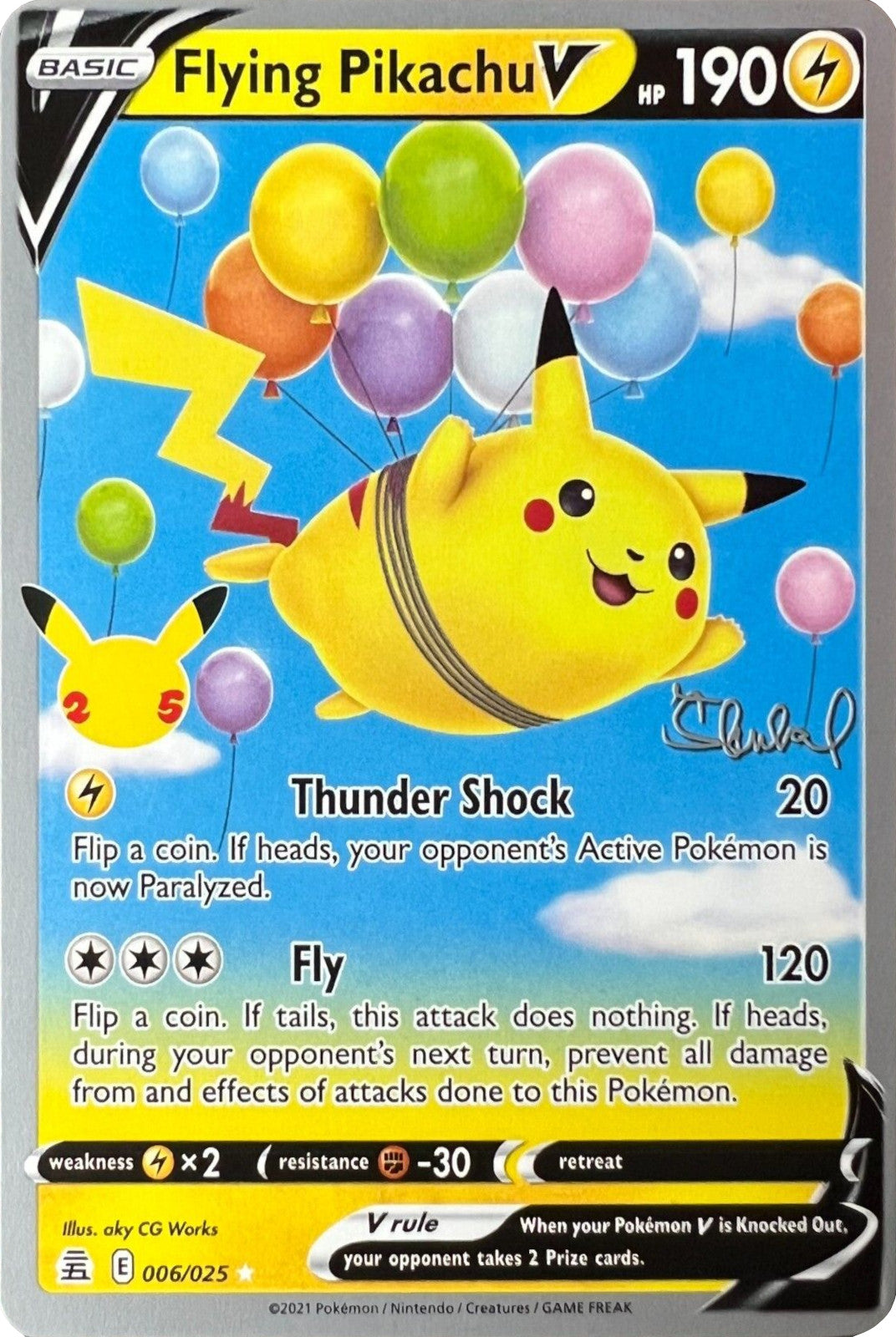 Flying Pikachu V (006/025) (ADP - Ondrej Skubal) [World Championships 2022] | Nerdhalla Games